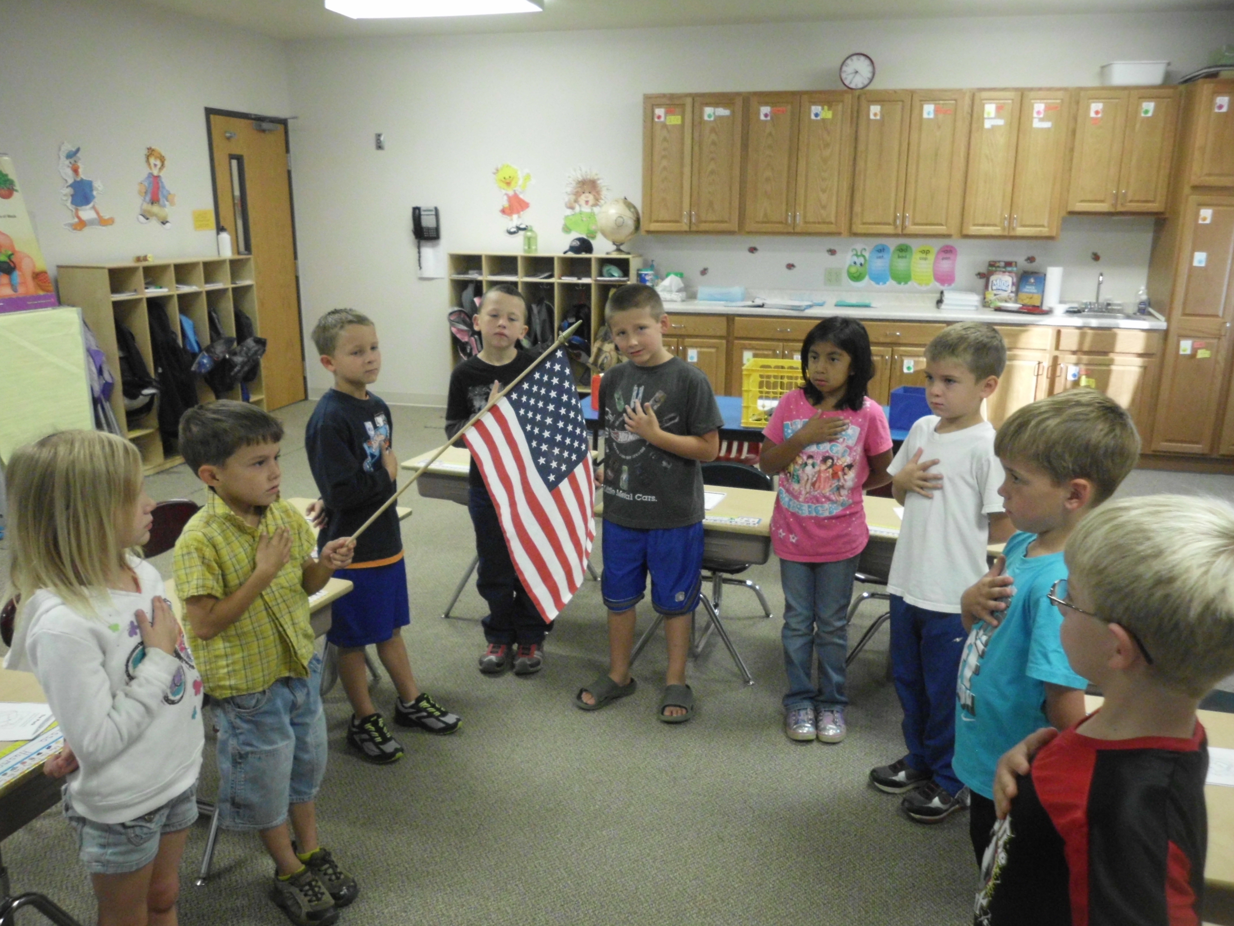 Respecting Our Flag - All Pictures